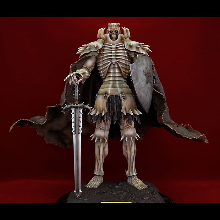 「ベルセルク」髑髏の騎士の塗装済み完成品フィギュア2種がART OF WARより発売、予約受付がスタート