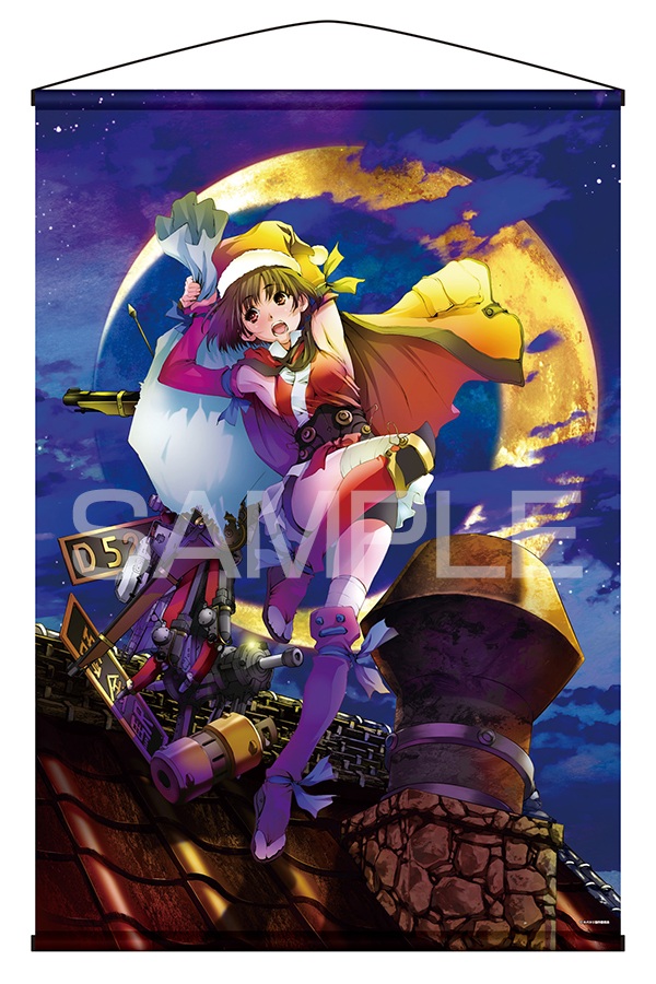 「甲鉄城のカバネリ」美樹本晴彦氏描き下ろしのサンタ無名 B1タペストリーが12月中旬発売!同イラストを用いたフィギュア原型も公開
