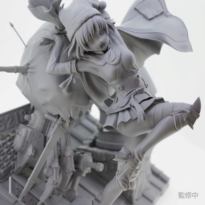 「甲鉄城のカバネリ」美樹本晴彦氏描き下ろしのサンタ無名 B1タペストリーが12月中旬発売!同イラストを用いたフィギュア原型も公開