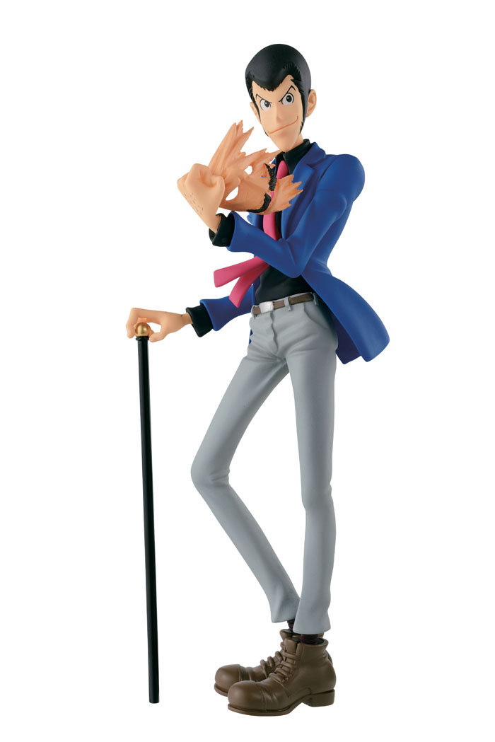 新作アニメ「ルパン三世 PART5」放送に合わせてバンプレストのフィギュアシリーズが全国のアミューズメント施設で登場