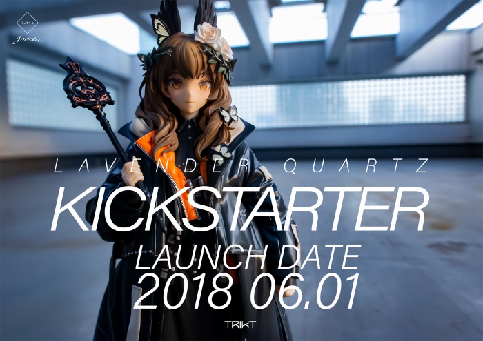 LM7氏のオリジナルキャラクター「LAVENDER QUARTZ 十羅菱らな」フィギュア化プロジェクトのクラウドファンディングが6月1日よりスタート!