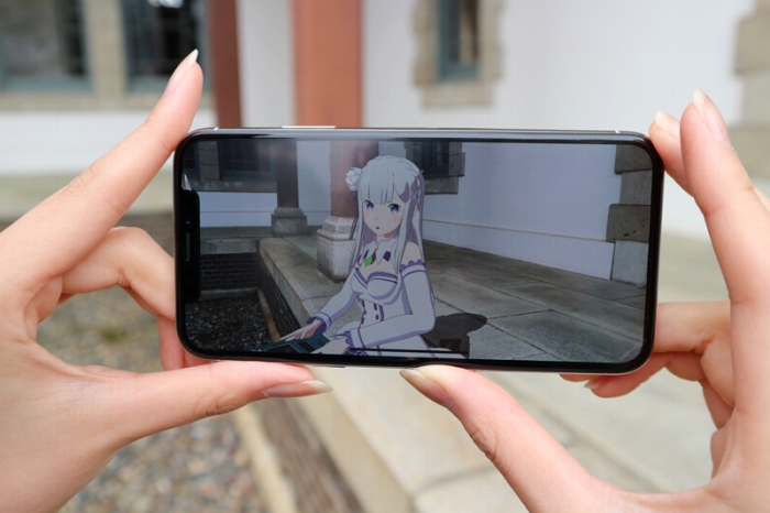 フィギュアを飾るスマホARアプリ「HoloModels」のリゼロコラボ第二弾「エミリア」が発売決定!