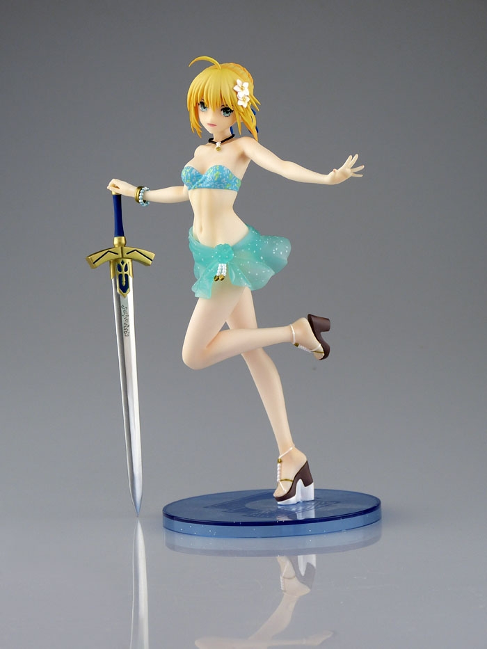 WF2018［夏］のアオシマブースで「Fate/EXTELLA」アルトリア・ペンドラゴン リゾート・ヴァカンスver.の限定フィギュアが登場！