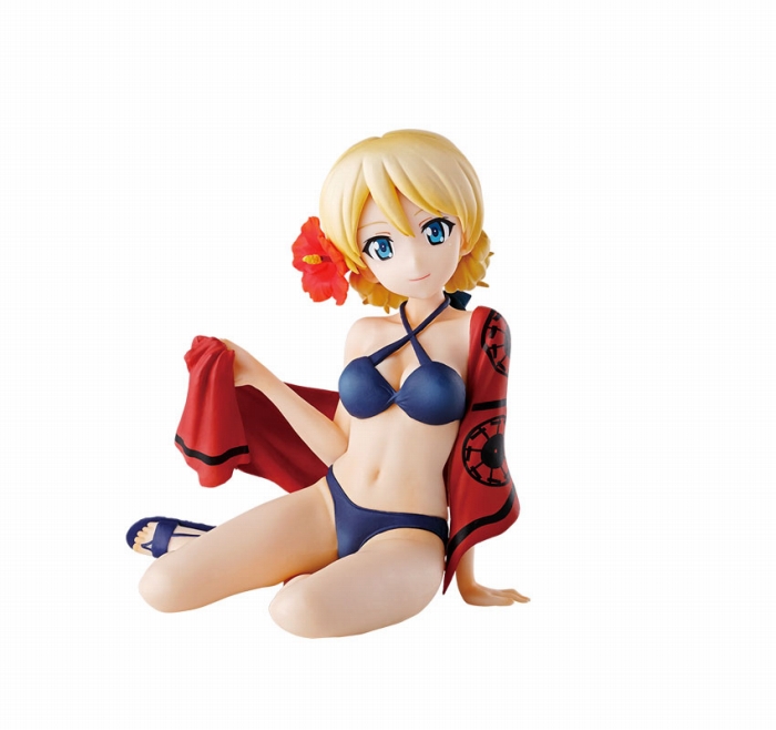 「ガールズ&パンツァー あつまれ!みんなの戦車道!!」の一番くじでオリジナル水着イラストのフィギュアがラインナップ!