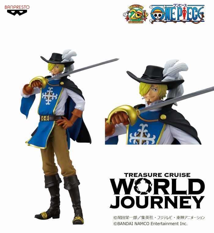 「ONE PIECE トレジャークルーズ」より騎士団衣装の“サンジ&レイジュ”がプライズフィギュアで登場!