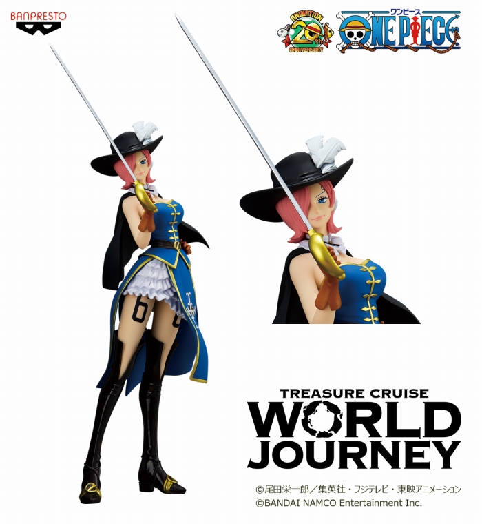 「ONE PIECE トレジャークルーズ」より騎士団衣装の“サンジ&レイジュ”がプライズフィギュアで登場!