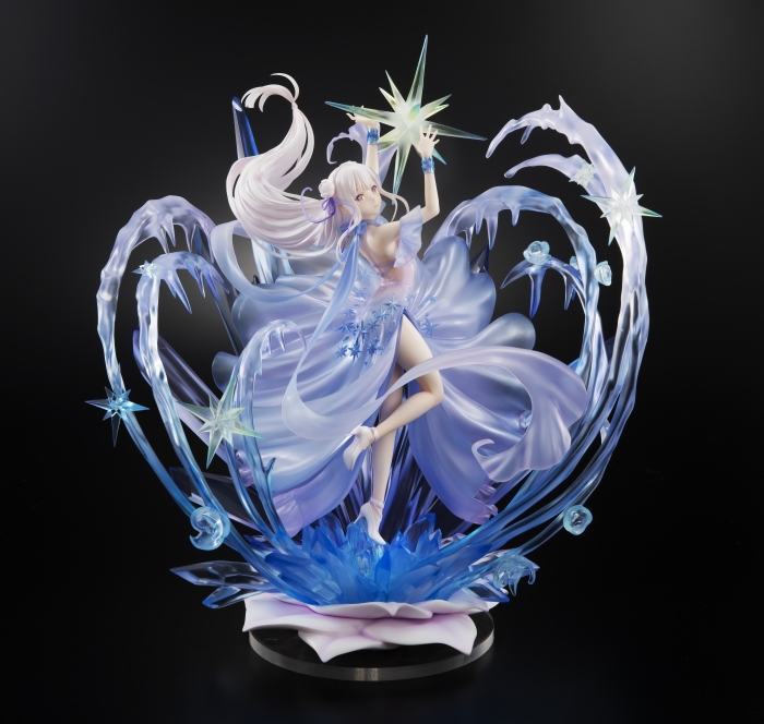 「Re:ゼロから始める異世界生活」エミリア、レムが美しいクリアドレス姿でフィギュア化!新ブランド「SHIBUYA SCRAMBLE FIGURE」が発表