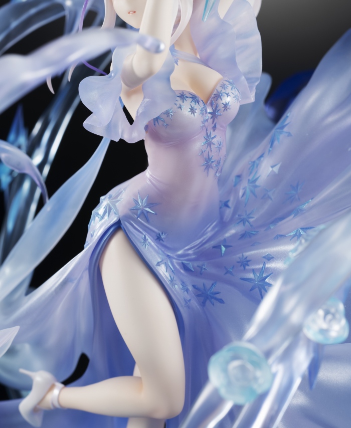 「Re:ゼロから始める異世界生活」エミリア、レムが美しいクリアドレス姿でフィギュア化!新ブランド「SHIBUYA SCRAMBLE FIGURE」が発表