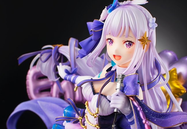 「Re:ゼロから始める異世界生活」アイドル姿のエミリア・ラム・レムがスケールフィギュアになって登場!