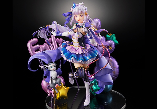 「Re:ゼロから始める異世界生活」アイドル姿のエミリア・ラム・レムがスケールフィギュアになって登場!