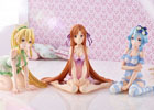 「SAO」よりネグリジェ姿の「アスナ」・「シノン」・「リーファ」の1/4スケールフィギュアが発売決定!