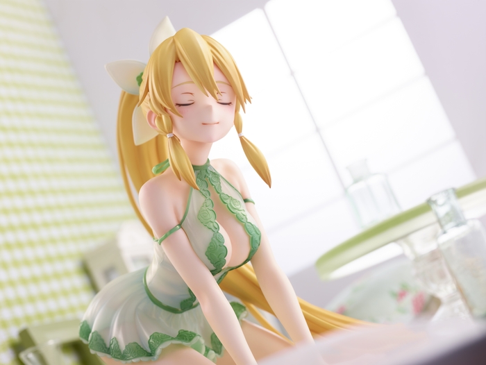 「SAOアスナ・シノン・リーファ -ネグリジェVer」1/4スケールフィギュアの3体購入特典「おやすみ顔パーツ」に差し替えた新カットが公開!