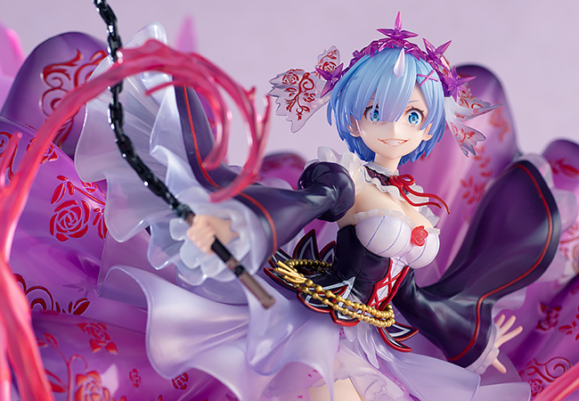 「Re:ゼロから始める異世界生活」より「鬼レム -Crystal Dress Ver.-」の1/7スケールフィギュアの新カットが公開!