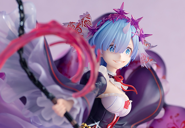 「Re:ゼロから始める異世界生活」より「鬼レム -Crystal Dress Ver.-」の1/7スケールフィギュアの新カットが公開!