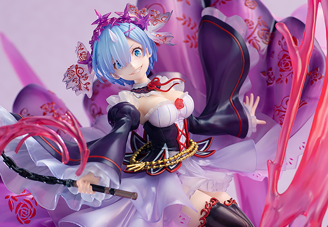 「Re:ゼロから始める異世界生活」より「鬼レム -Crystal Dress Ver.-」の1/7スケールフィギュアの新カットが公開!