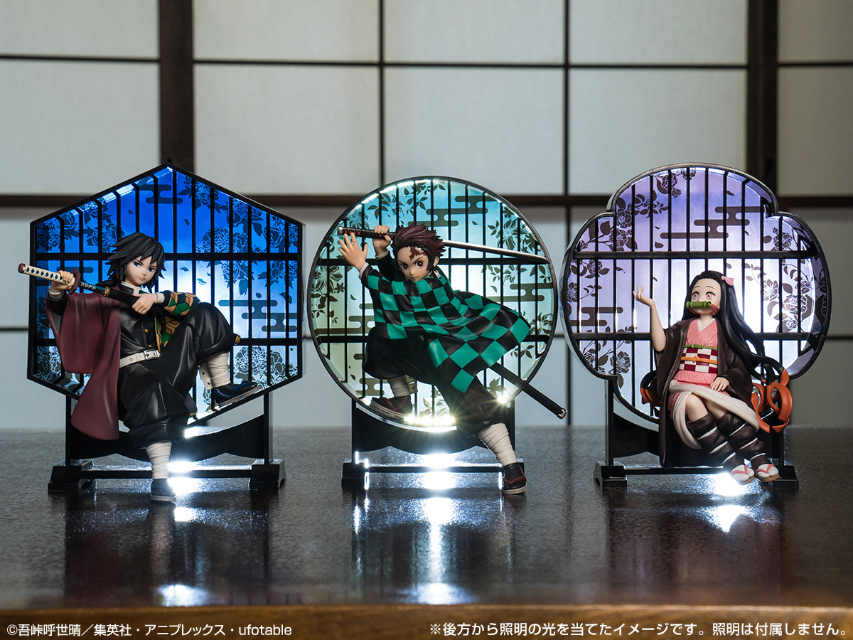 「鬼滅の刃」の一番くじにクリア背景付き台座付属の新フィギュアが初登場!