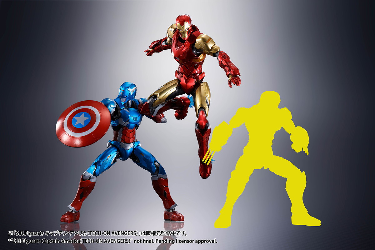 マーベル・コミックスとTAMASHII NATIONSのコラボ企画「TECH-ON AVENGERS」が始動!