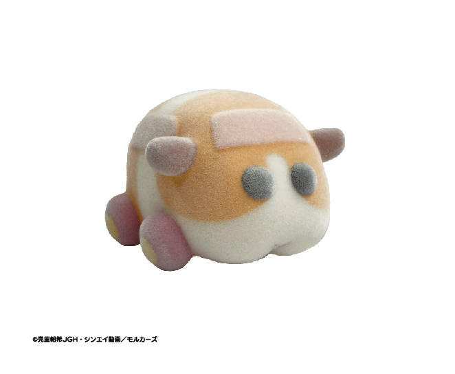 ファン待望のフィギュア商品「PUI PUI モルカー フロッキーソフビフィギュア VOL.1」がカプセルトイに登場!