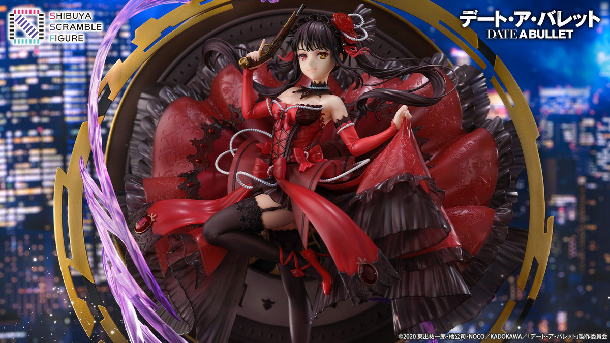 「デート・ア・バレット」1/7スケールフィギュア「時崎狂三 - Pigeon Blood Ruby Dress Ver. -」の販売期間延長が決定！新カットも公開