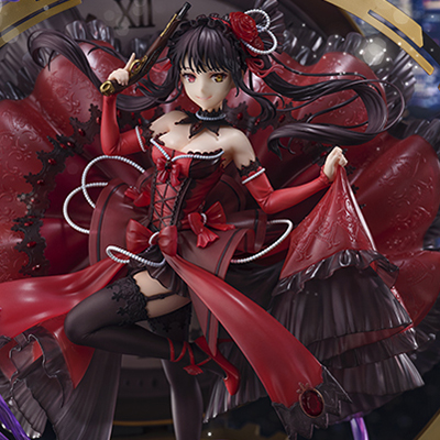 「デート・ア・バレット」1/7スケールフィギュア「時崎狂三 - Pigeon Blood Ruby Dress Ver. -」の販売期間延長が決定！新カットも公開