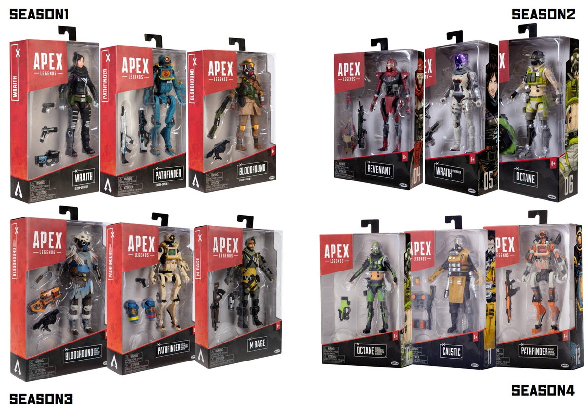 「Apex Legends」アクションフィギュア第五弾「クリプト」「ローバ」「オクタン」が2022年4月上旬より発売！