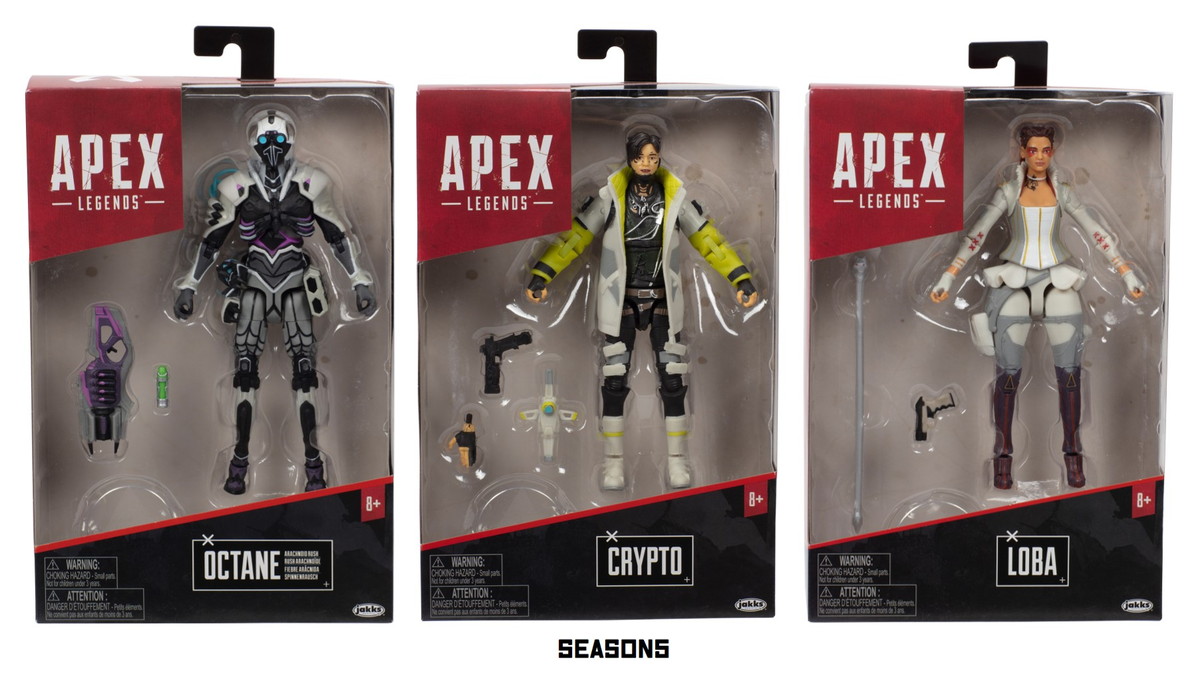 「Apex Legends」アクションフィギュア第五弾「クリプト」「ローバ」「オクタン」が2022年4月上旬より発売！