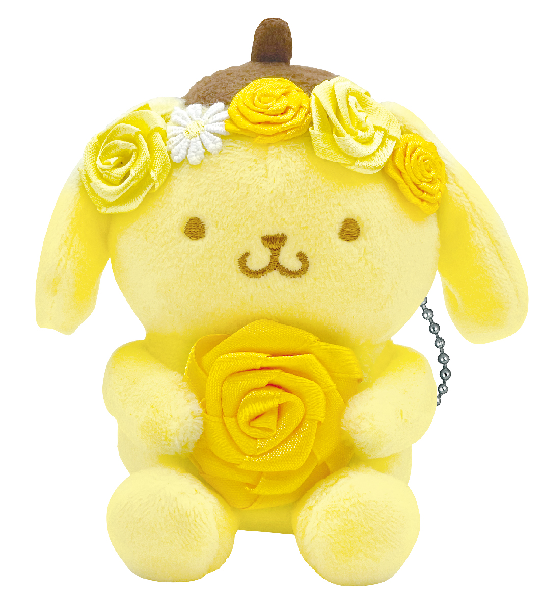 色とりどりの花を身に着けたサンリオキャラクターたちがラインナップ！Happyくじ「Sanrio characters Flower 2022」が登場