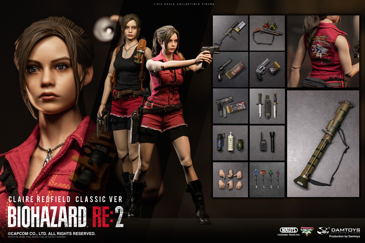 「BIOHAZARD RE:2」より「レオン・S・ケネディ」「クレア・レッドフィールド」の1/6コレクティブルアクションフィギュアが予約開始！