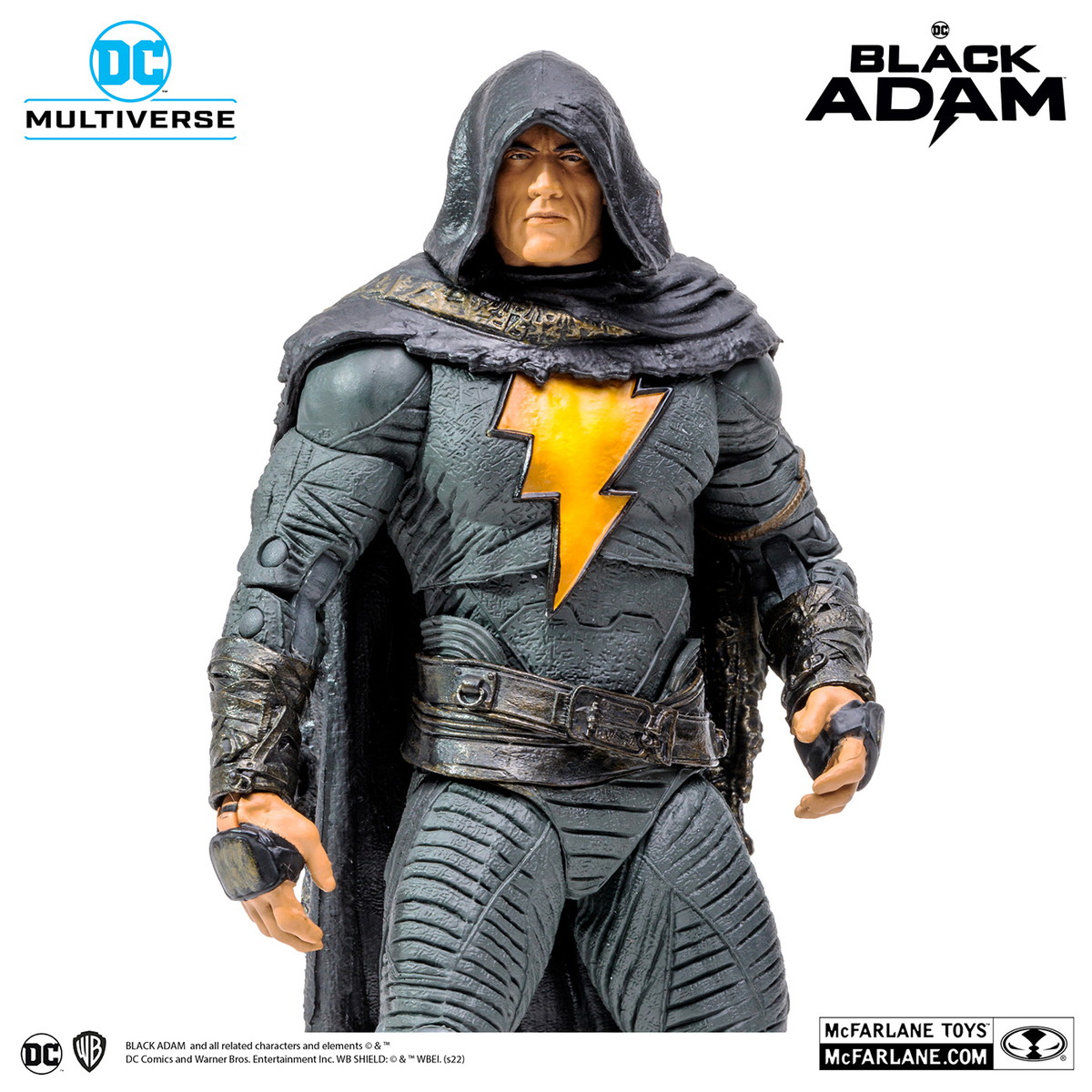 「ブラックアダム」DCマルチバースシリーズのアクションフィギュアやブラックアダムのスタチューが登場！