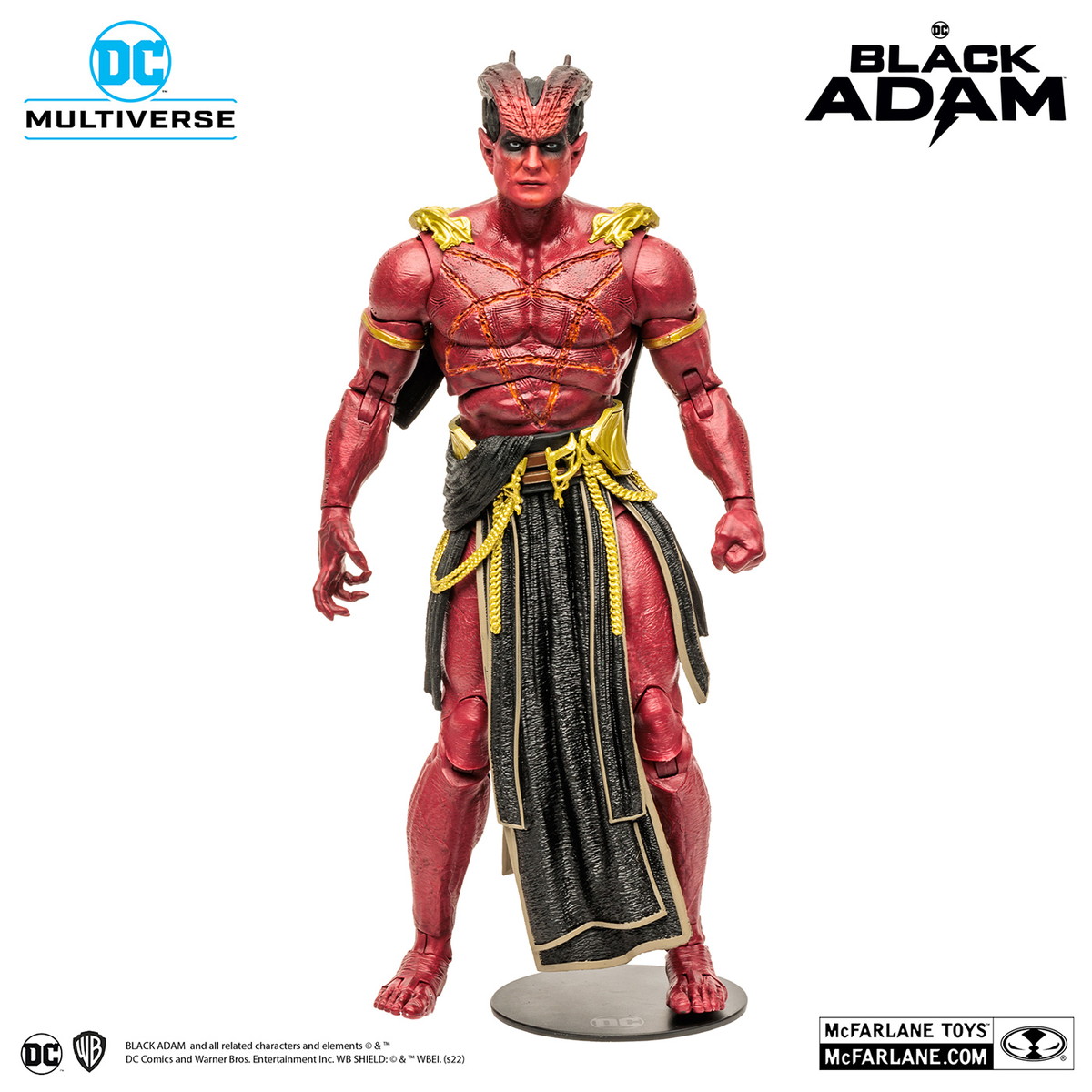 「ブラックアダム」DCマルチバースシリーズのアクションフィギュアやブラックアダムのスタチューが登場！