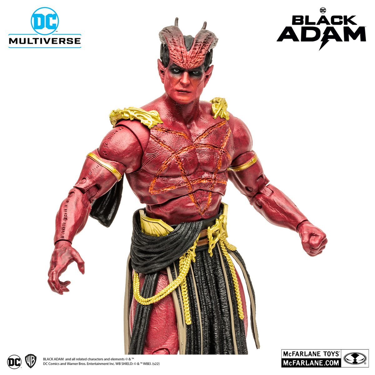 「ブラックアダム」DCマルチバースシリーズのアクションフィギュアやブラックアダムのスタチューが登場！