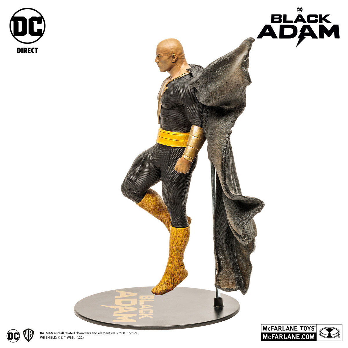 「ブラックアダム」DCマルチバースシリーズのアクションフィギュアやブラックアダムのスタチューが登場！