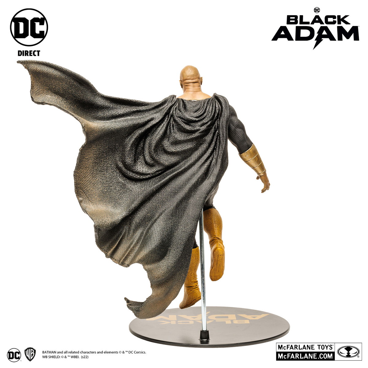 「ブラックアダム」DCマルチバースシリーズのアクションフィギュアやブラックアダムのスタチューが登場！