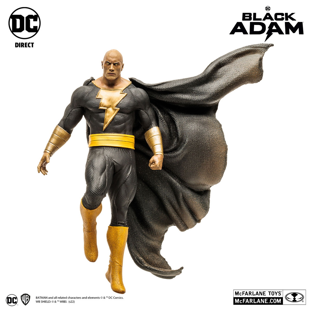 「ブラックアダム」DCマルチバースシリーズのアクションフィギュアやブラックアダムのスタチューが登場！