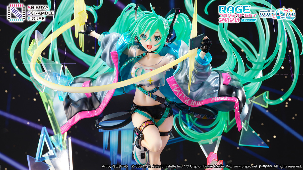 「初音ミク -RAGE プロジェクトセカイ 2020 Ver.-」1/7スケールフィギュアの新カットが公開！