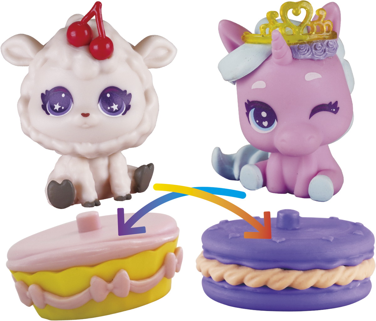 フィギュアを外して付け替えも楽しめる「マジキ シュガーフレンズ」が登場!