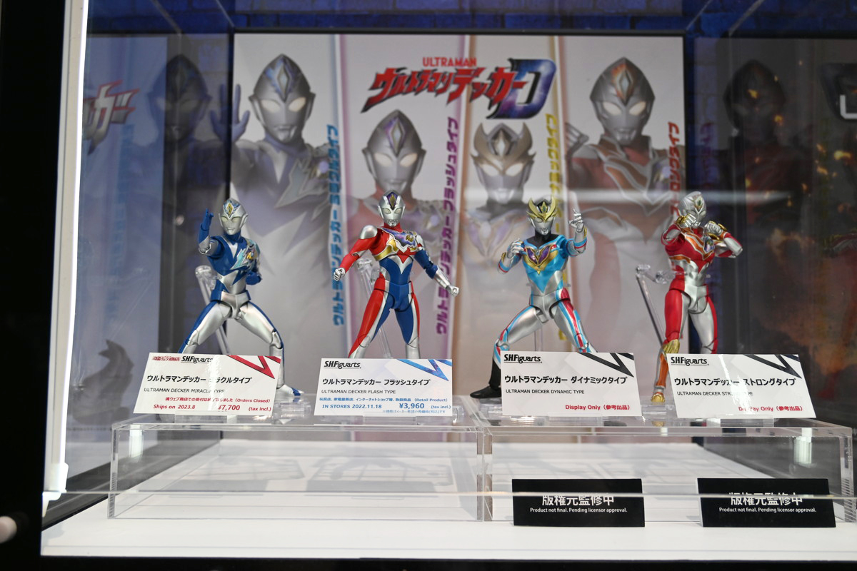 【TAMASHII NATIONS WORLD TOUR TOKYOフォトレポート】「ウルトラマン」や「機動戦士ガンダム 水星の魔女」スレッタ・マーキュリーなどのフィギュアを紹介！