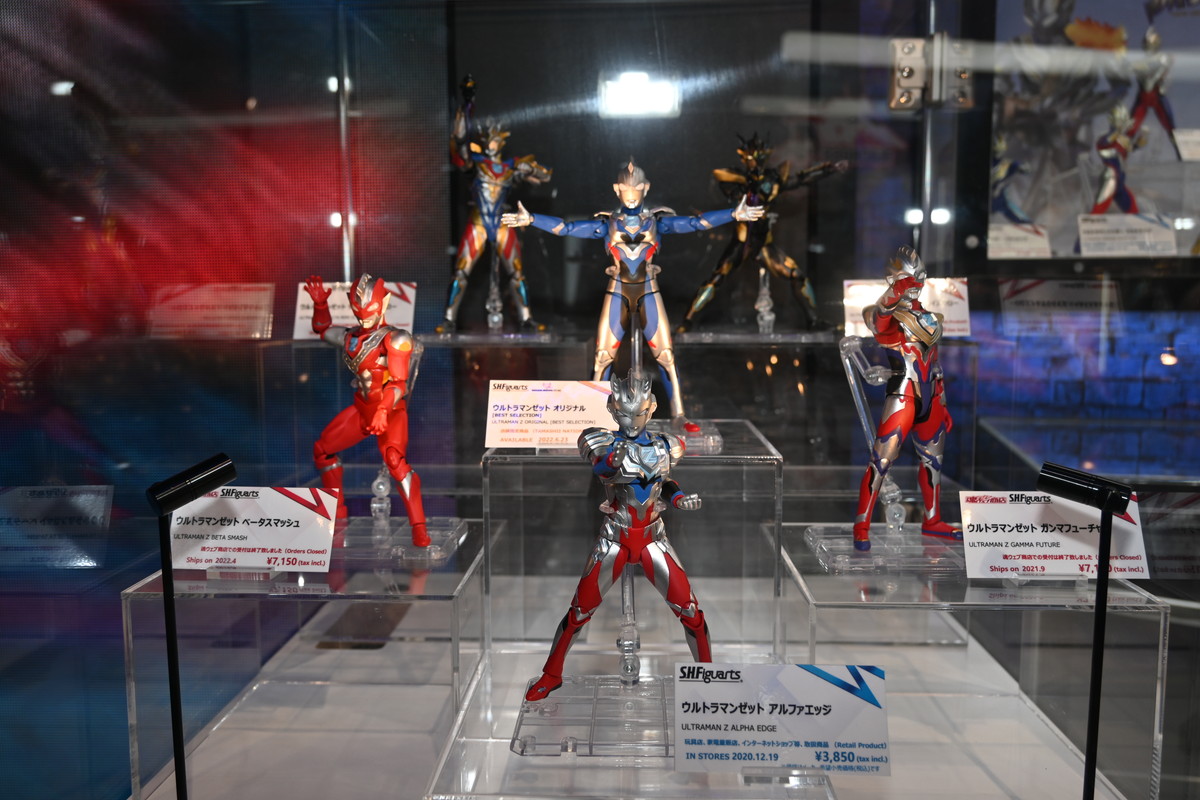 【TAMASHII NATIONS WORLD TOUR TOKYOフォトレポート】「ウルトラマン」や「機動戦士ガンダム 水星の魔女」スレッタ・マーキュリーなどのフィギュアを紹介！