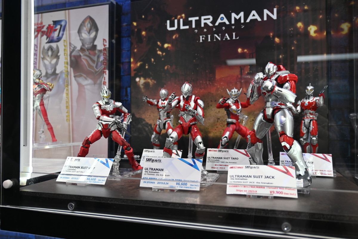 【TAMASHII NATIONS WORLD TOUR TOKYOフォトレポート】「ウルトラマン」や「機動戦士ガンダム 水星の魔女」スレッタ・マーキュリーなどのフィギュアを紹介！