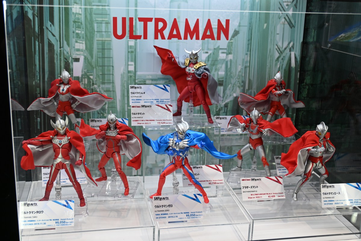 【TAMASHII NATIONS WORLD TOUR TOKYOフォトレポート】「ウルトラマン」や「機動戦士ガンダム 水星の魔女」スレッタ・マーキュリーなどのフィギュアを紹介！