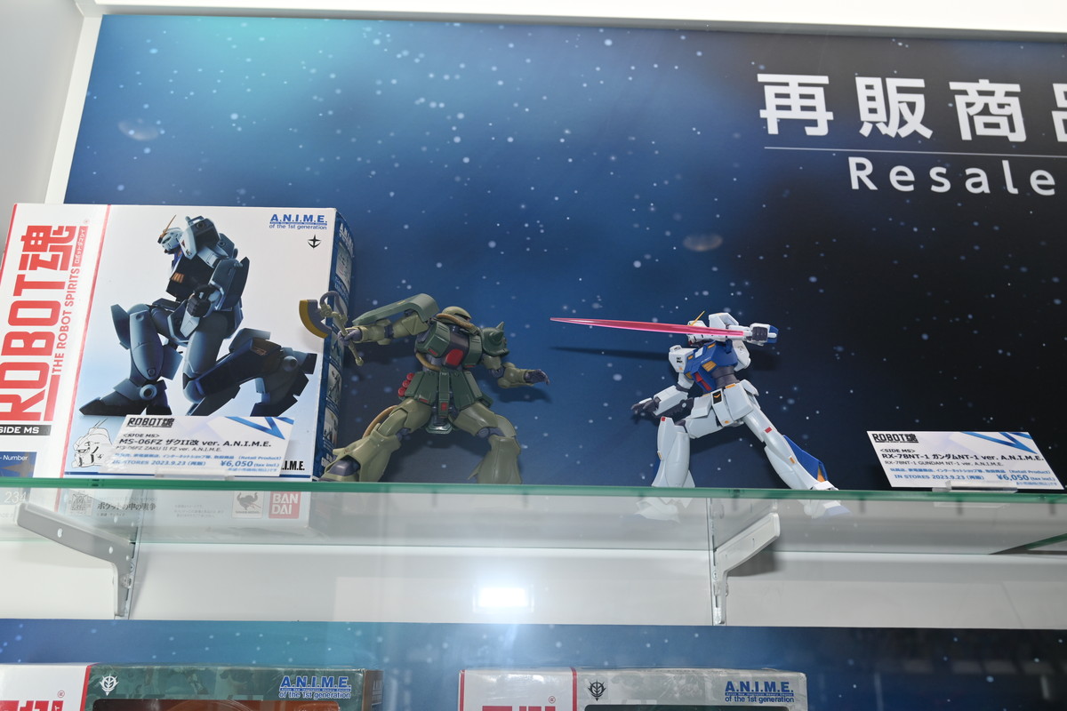 【ROBOT魂15th Anniversary EVENTフォトレポート】「機動戦士ガンダム」シリーズや、過去に発表されたROBOT魂ブランドのフィギュアを紹介！