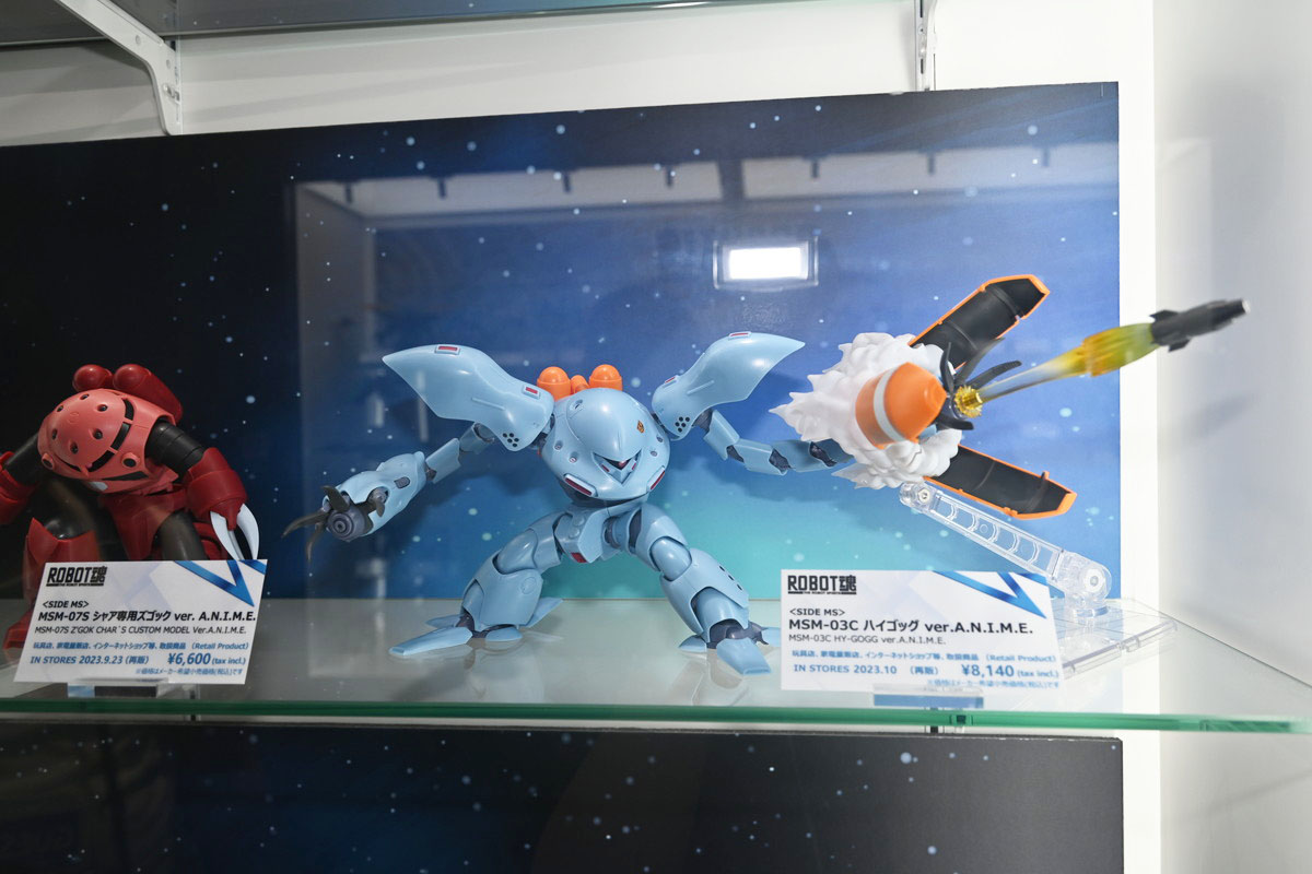 【ROBOT魂15th Anniversary EVENTフォトレポート】「機動戦士ガンダム」シリーズや、過去に発表されたROBOT魂ブランドのフィギュアを紹介！