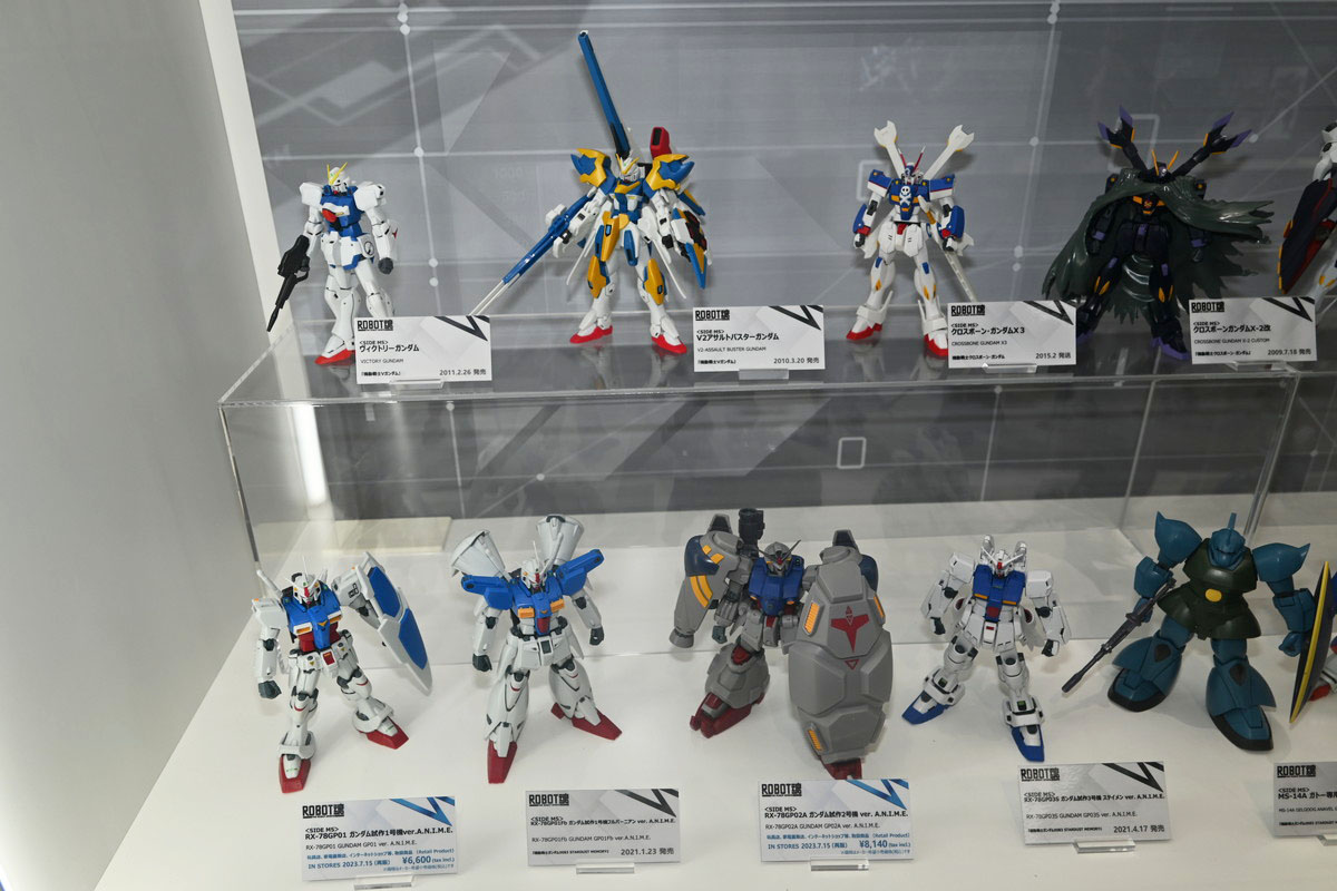 【ROBOT魂15th Anniversary EVENTフォトレポート】「機動戦士ガンダム」シリーズや、過去に発表されたROBOT魂ブランドのフィギュアを紹介！