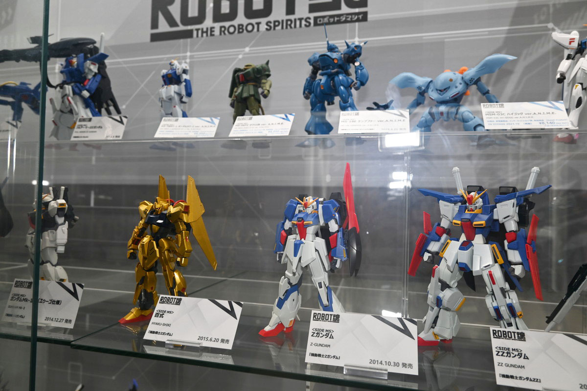 【ROBOT魂15th Anniversary EVENTフォトレポート】「機動戦士ガンダム」シリーズや、過去に発表されたROBOT魂ブランドのフィギュアを紹介！