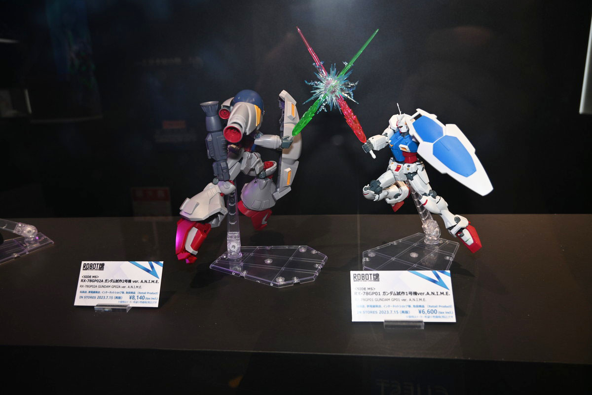 【ROBOT魂15th Anniversary EVENTフォトレポート】「機動戦士ガンダム」シリーズや、過去に発表されたROBOT魂ブランドのフィギュアを紹介！