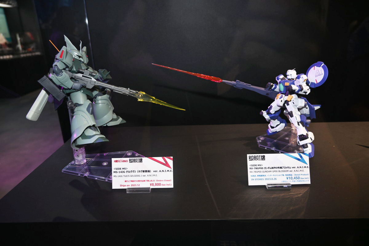 【ROBOT魂15th Anniversary EVENTフォトレポート】「機動戦士ガンダム」シリーズや、過去に発表されたROBOT魂ブランドのフィギュアを紹介！