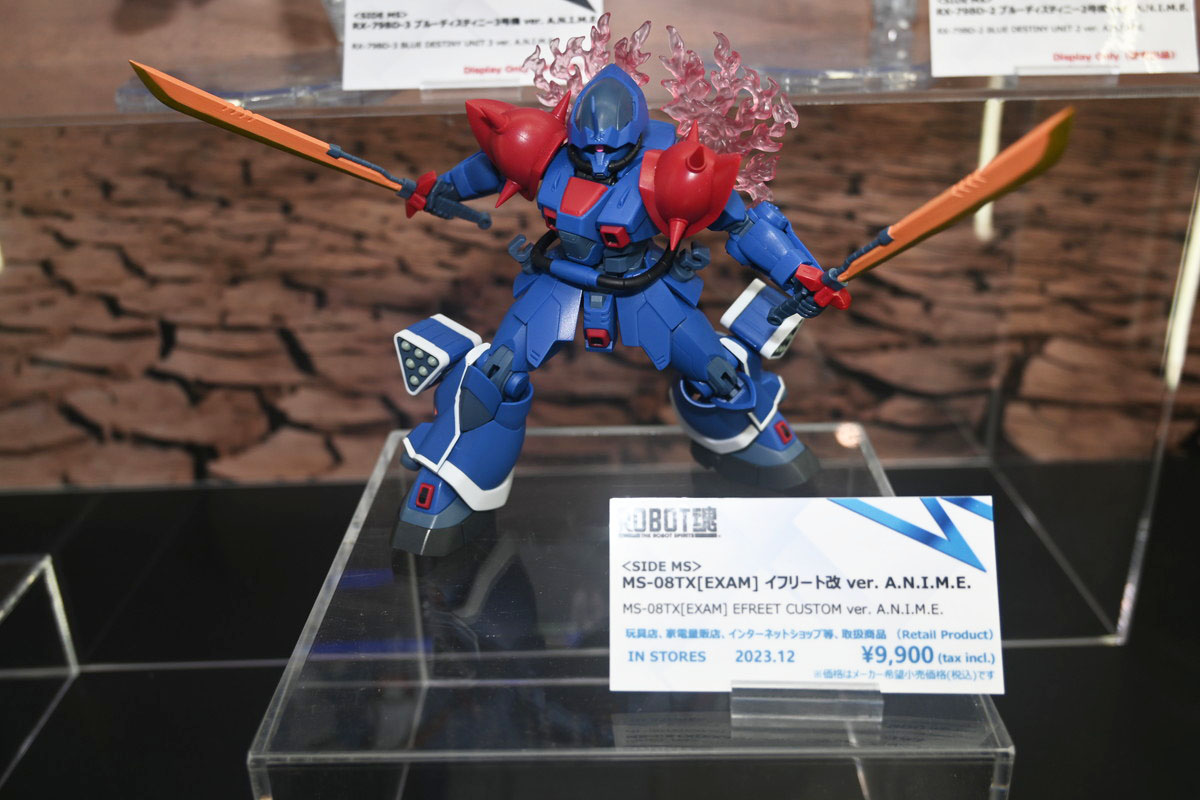 【ROBOT魂15th Anniversary EVENTフォトレポート】「機動戦士ガンダム」シリーズや、過去に発表されたROBOT魂ブランドのフィギュアを紹介！