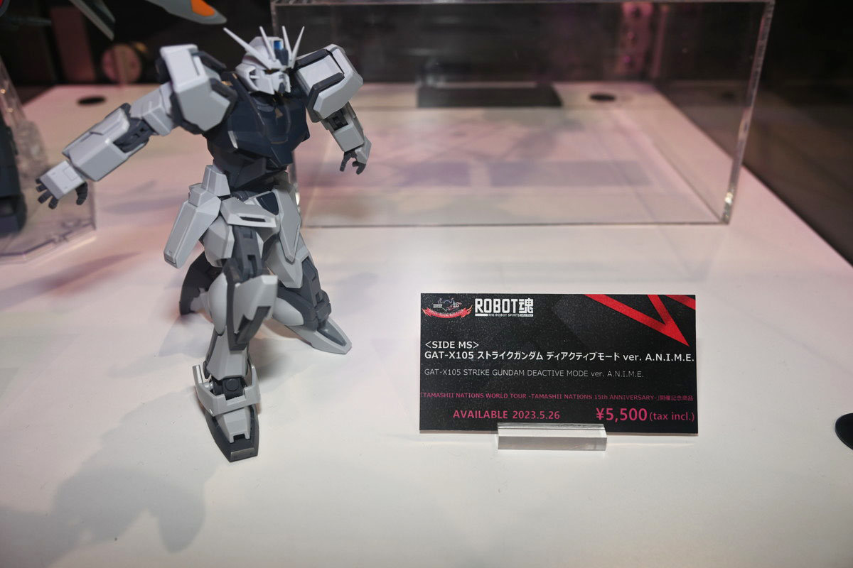 【ROBOT魂15th Anniversary EVENTフォトレポート】「機動戦士ガンダム」シリーズや、過去に発表されたROBOT魂ブランドのフィギュアを紹介！