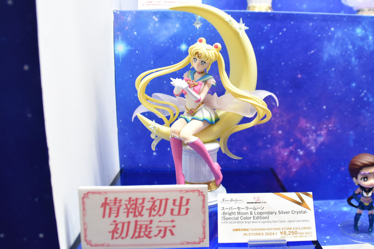 【TAMASHII NATION 2023フォトレポート】「美少女戦士セーラームーン」スーパーセーラームーンや「ウマ娘 プリティーダービー」サトノダイヤモンドなどのフィギュアを紹介！