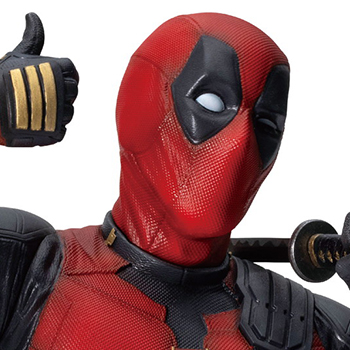 デッドプールとウルヴァリンのバストアップスタチューがラインナップされたHappyくじ / MARVEL「デッドプール＆ウルヴァリン」が登場！